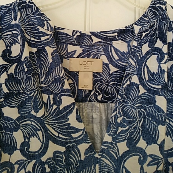 Blue and white midi dress - Picture 4 of 4